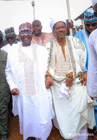 Vice President, Dr. Mahamudu Bawumia and Sheikh Ahmed Abdul Faid Maikano Jalloh