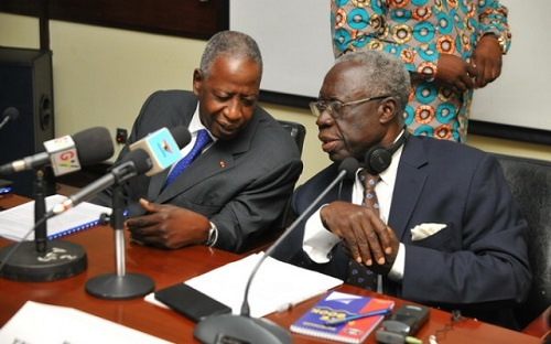 Senior Minister, Yaw Osafo-Maafo with State Mediator for Cote d