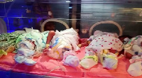 The 5 children were delivered yesterday at St. Thomas De Pores Hospital