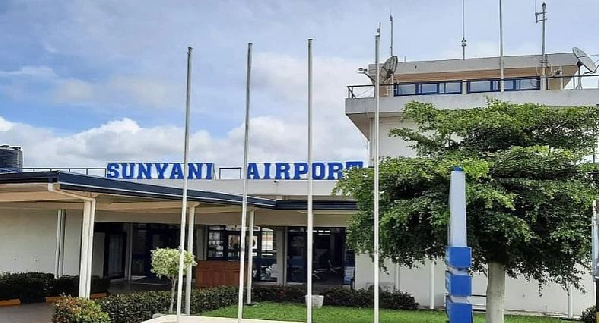 Entrance of the Sunyani Airport