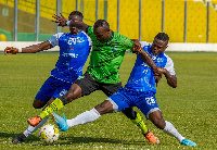 Dreams FC's John Antwi scored the winner