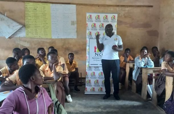 NCCE officials visited some basic schools