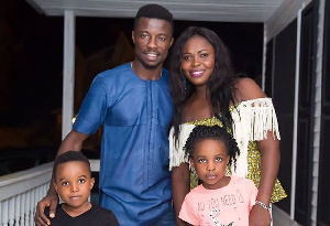 Kwaku Manu and his family