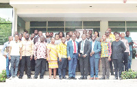 Participants of the forum in a group photograph with COCOBOD executives