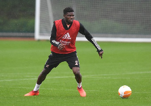 Arsenal midfielder Thomas Partey