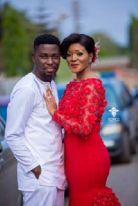 Kwame A Plus and his wife, Akosua Vee