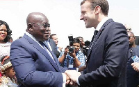 President Akufo-Addo and President  Emmanuel Macron