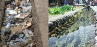 Ghanaian gutters (left) compared to Japanese ones (right)