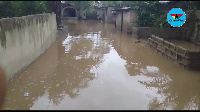 File photo of a flooded area after rains