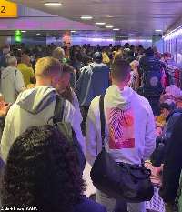 Passengers have expressed frustration over the chaotic situatio