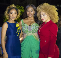 Nikki Samonas, Lilian Esoro and Nadia Buari