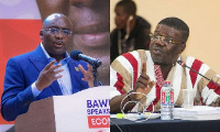 Rockson-Nelson Dafeamekpor (right) and Dr Mahamudu Bawumia