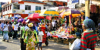 A market in Accra