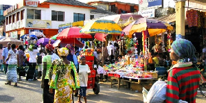 A market in Accra