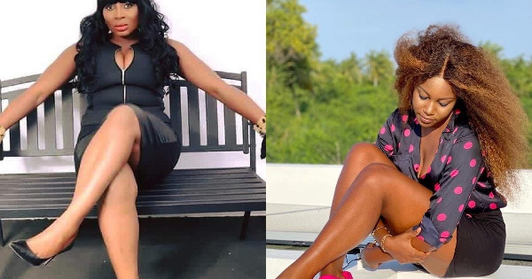 Ghanaian actress, Gloria Sarfo and Yvonne Nelson