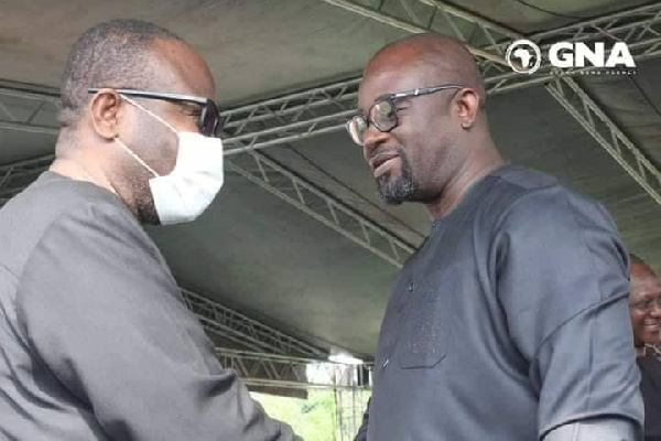 Kwesi Nyantakyi and Kurt Okraku