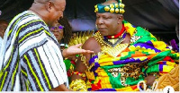 John Dramani Mahama and Togbui Amenya Fiti V