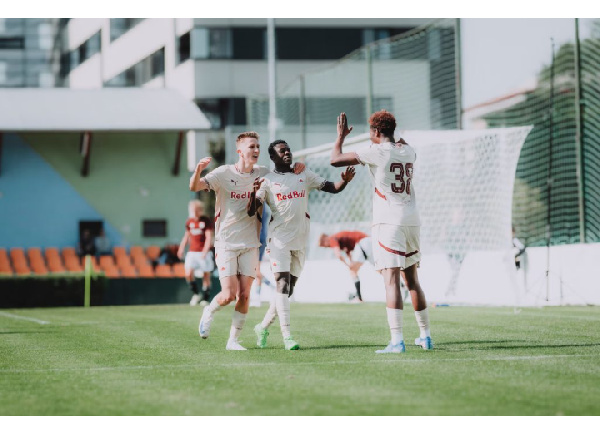 Edmund Baidoo scores debut goal as Red Bull Salzburg secured a win over Wiener Viktoria