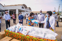 40 sets of Personal Protective Equipment (PPE) was donated to the Keta Municipal Hospital