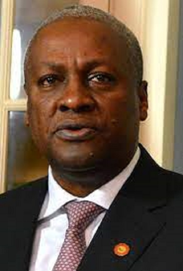 Former president of Ghana, John Dramani  Mahama