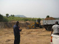 Sand winning causes erosion which depletes the land