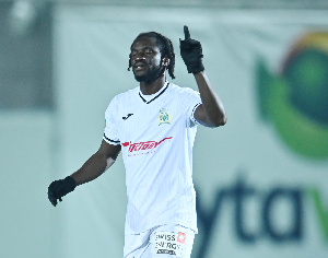 Ghana's Ernest Asante scored in Doxa Katokopias's 2-1 win