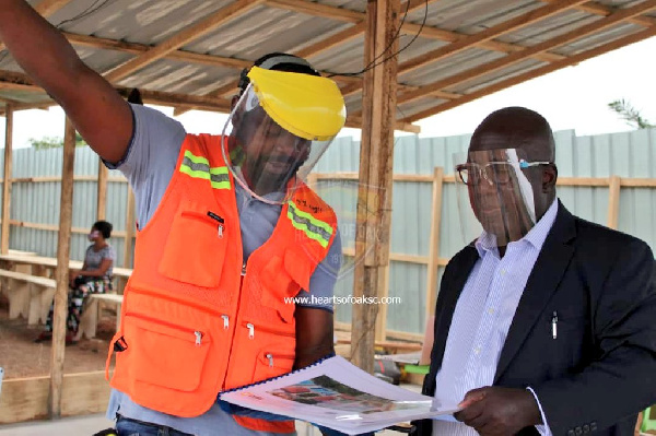 Accra Hearts of Oak Managing Director, Mr. Frederick Moore at Pobiman