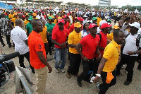 File Photo: Workers demonstrating