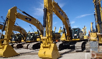 Excavators at display