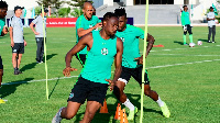 Nigeria team as dem dey for training session