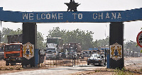 File photo of the Ghana-Aflao border