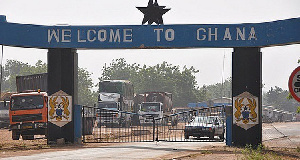 File photo of the Ghana-Aflao border