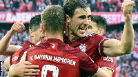 Yan wasan Bayern Munich cikin murna