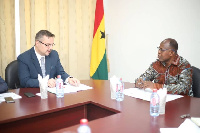 Mohammad Habibu Tijani and Deputy Minister of Foreign Affairs of Czech Republic, Martin Tlapa