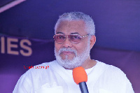 Former President Jerry John Rawlings