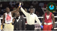 Bukom Banku's son Ambitious Tilapia won his fight