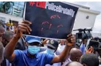 File Photo: Protestors at #EndSARS in Nigeria