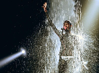 Black Sherif performing at the 3Music Awards