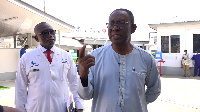 Board Chairman of GPHA, Isaac Osei (right)