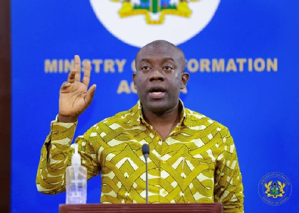 Information Minister, Kojo Oppong Nkrumah