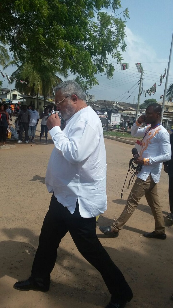 Former President Jerry John Rawlings