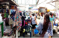 Some traders at the Makola market