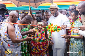 Dr. Matthew Opoku Prempeh, Energy Minister during the commissioning