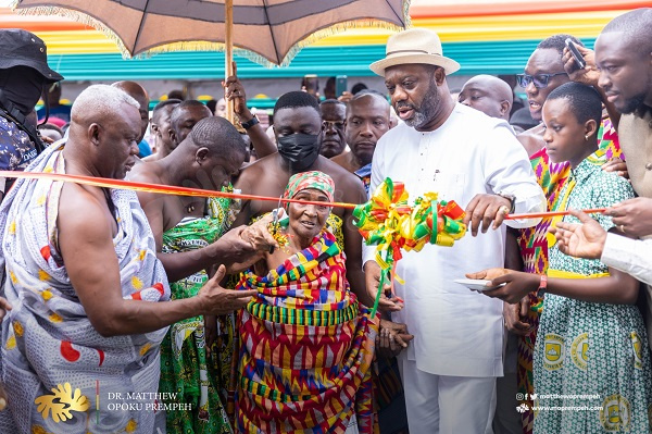 Dr. Matthew Opoku Prempeh, Energy Minister during the commissioning