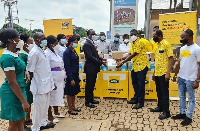 MTN Ghana Foundation is donating over 88,000 KN95 face masks to regional health workers in Ghana