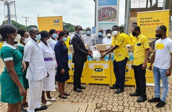 MTN Ghana Foundation is donating over 88,000 KN95 face masks to regional health workers in Ghana