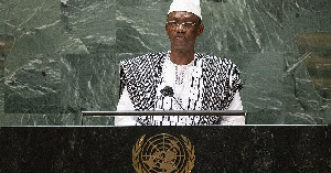 Mali’s Prime Minister Choguel Maiga addresses the 76th session of the United Nations General Assembl