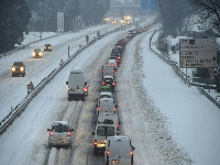 Some 34,000 homes in central and eastern France are without electricity after winter storm Bella str