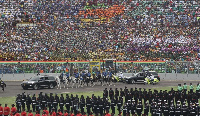 A shot from the Independence Day celebration held in Kumasi