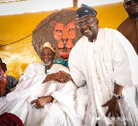 Ya-Naa and Bawumia at the Gbewa Palace